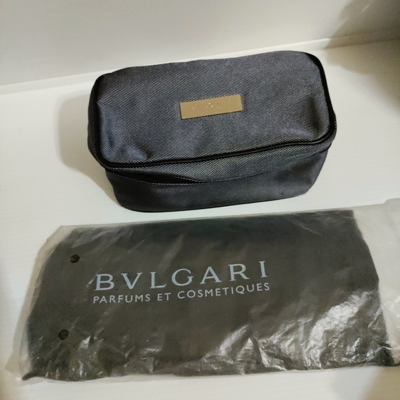 NWT! BVLGARI Parfums toiletry bag for men - Picture 4 of 7
